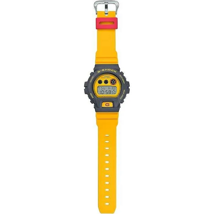 CASIO G-SHOCK LIMITED MODEL DAY-DATE DIGITAL YELLOW & GREY MEN WATCH DW-6900Y-9JF