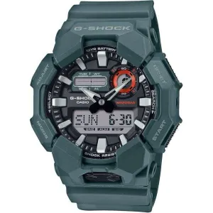CASIO G-SHOCK LONGLIFE BATTERY DAY-DATE BLUE GREEN RESIN STRAP MEN WATCH GA-010-2AJF