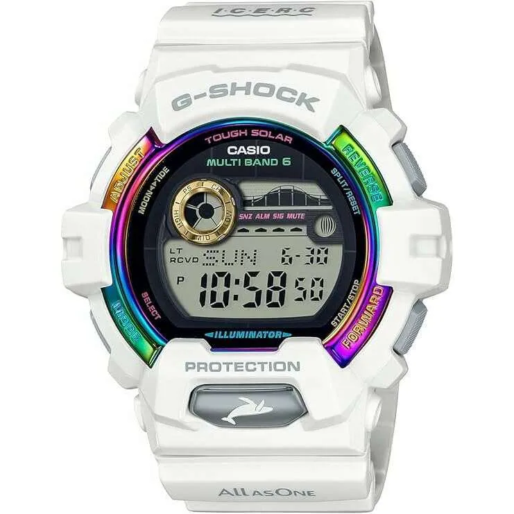 CASIO G-SHOCK LOVE THE SEA AND THE EARTH ICERC JAPAN COLLAB SOLAR WHITE MEN WATCH GWX-8904K-7JR