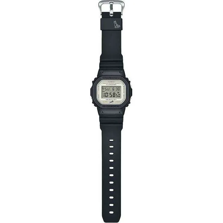 CASIO G-SHOCK MADE IN JAPAN MODEL SHIBAINU DOG DIGITAL BLACK MEN WATCH DW-5600SHB-1JR