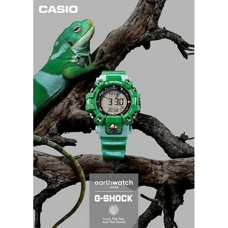 CASIO G-SHOCK MUDMAN LOVE THE SEA AND THE EARTH GREEN MEN WATCH GW-9500KJ-3JR