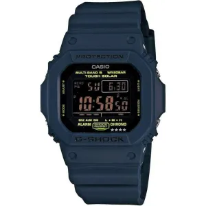 CASIO G-SHOCK RADIO SOLAR BLUE & BLACK DIGITAL MEN WATCH GW-M5610NV-2JF