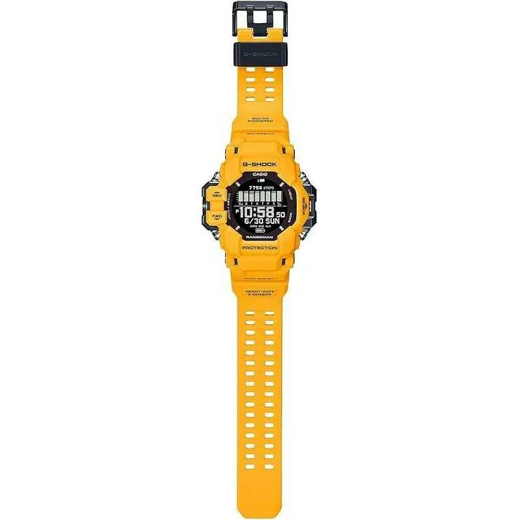 CASIO G-SHOCK RANGEMAN GPS CARDIOMETER BLUETOOTH YELLOW MEN WATCH GPR-H1000-9JR