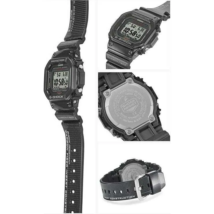 CASIO G-SHOCK SOLAR RADIO DAY-DATE DIGITAL DIAL BLACK MEN WATCH GW-S5600U-1JF