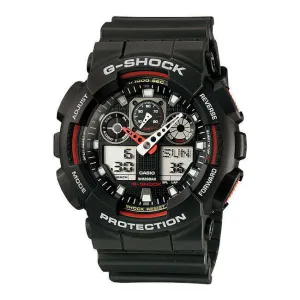 CASIO G-SHOCK STANDARD BLACK ANALOG DIGITAL MEN WATCH GA-100-1A4JF