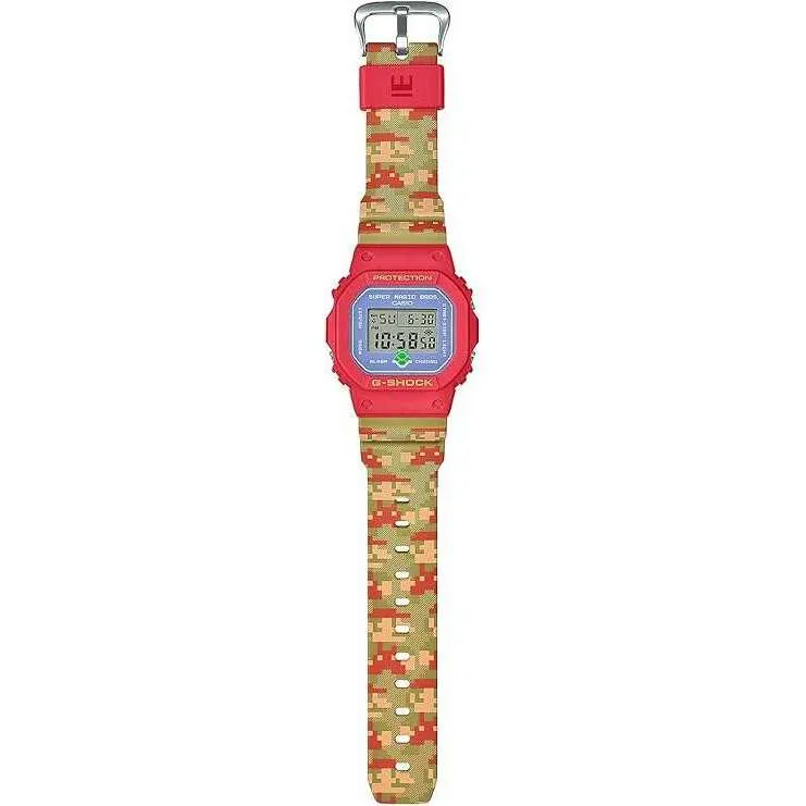 CASIO G-SHOCK SUPER MARIO BROTHERS COLLAB MODEL MULTICOLORED MEN WATCH DW-5600SMB-4JR