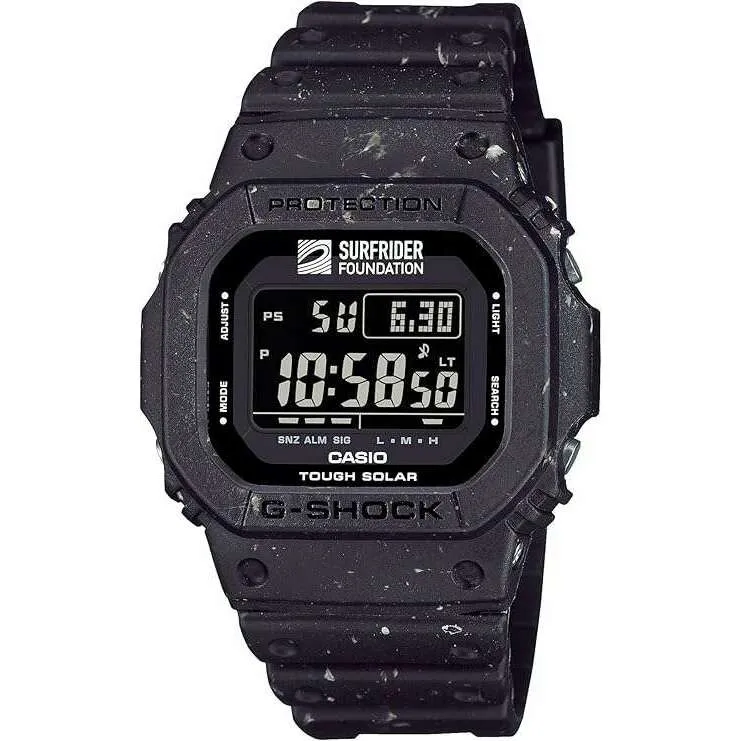 CASIO G-SHOCK SURFRIDER FOUNDATION COLLABORATION DIGITAL BLACK MEN WATCH G-5600SRF-1JR