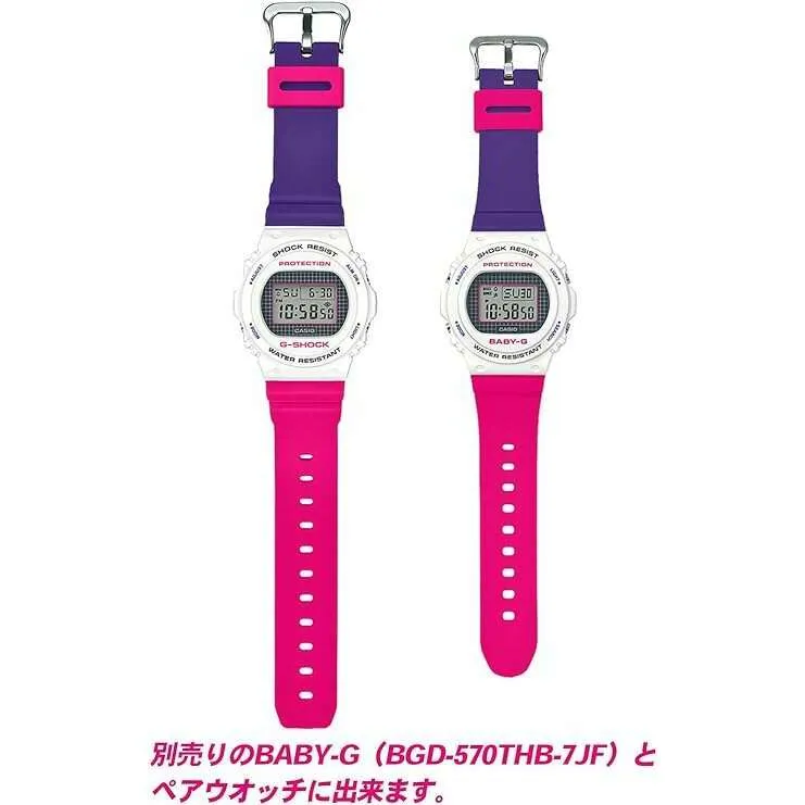 CASIO G-SHOCK THROWBACK 1990S SERIES DIGITAL DIAL MULTICOLOR MEN WATCH DW-5700THB-7JF
