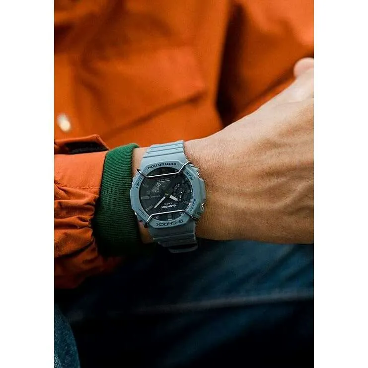 CASIO G-SHOCK TONE ON TONE SERIES ANALOG DIGITAL BLUE MEN WATCH GA-2100PT-2AJF
