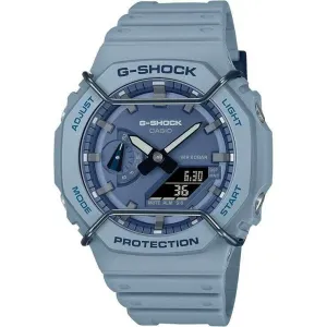 CASIO G-SHOCK TONE ON TONE SERIES ANALOG DIGITAL BLUE MEN WATCH GA-2100PT-2AJF