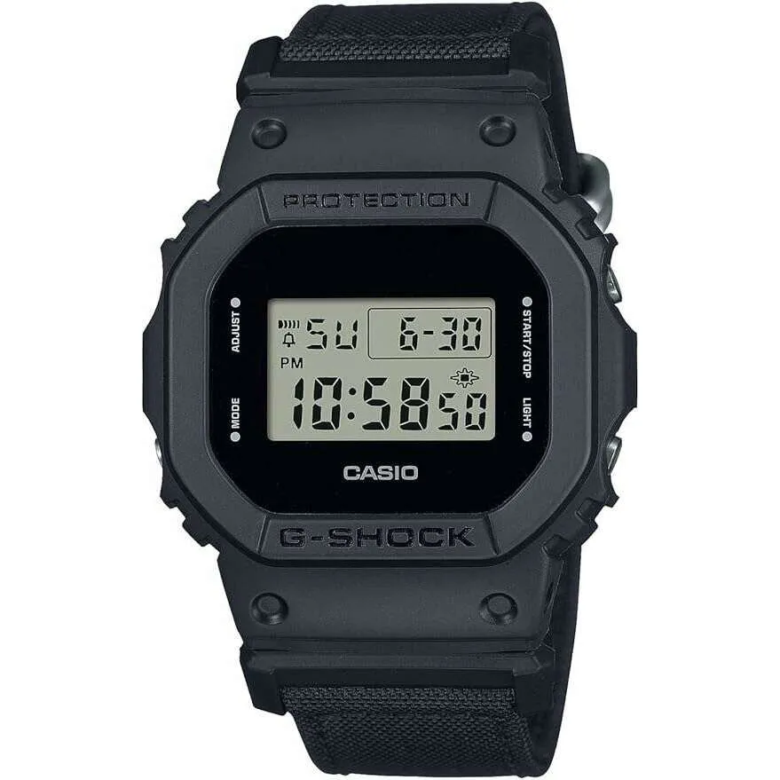 CASIO G-SHOCK UTILITY BLACK SERIES CORDURA ECO FABRIC STRAP MEN WATCH DW-5600BCE-1JF