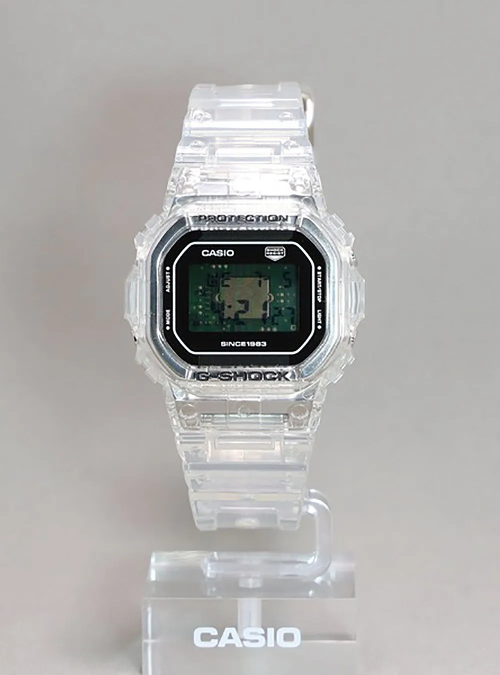 CASIO WATCH G-SHOCK 40TH ANNIVERSARY CLEAR REMIX DW-5040RX-7JR MADE IN JAPAN LIMITED EDITION JDM