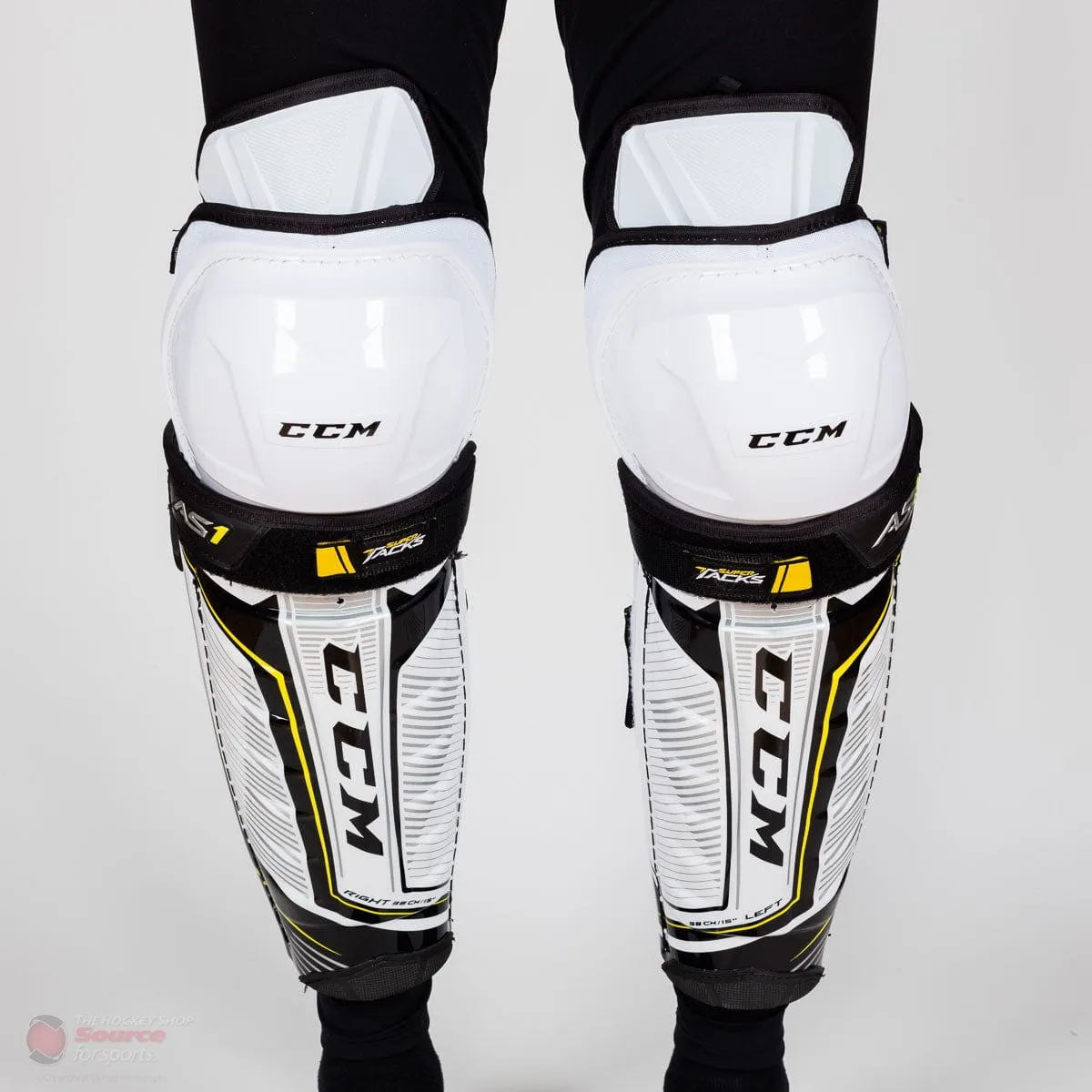 CCM Super Tacks AS1 Senior Hockey Shin Guards