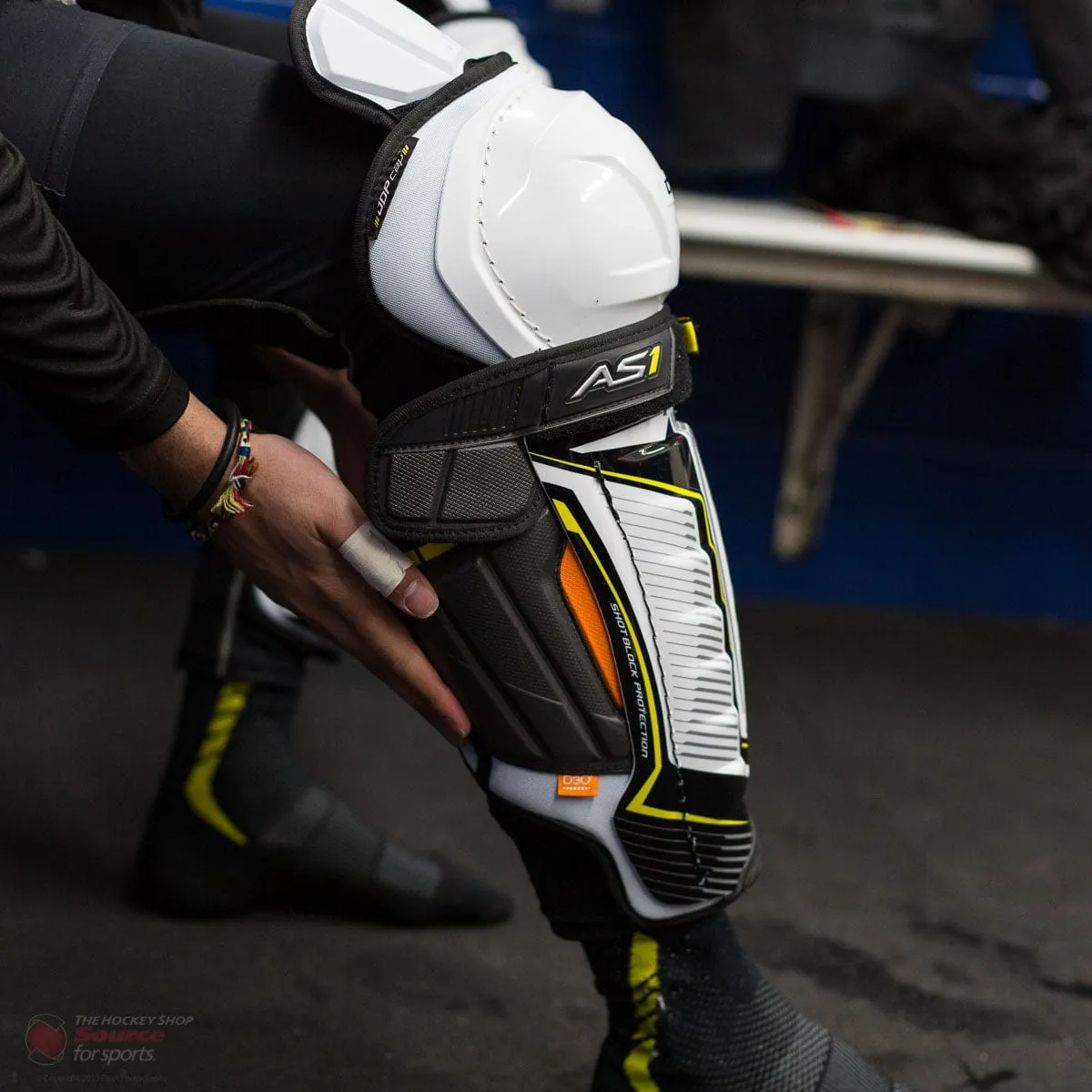 CCM Super Tacks AS1 Senior Hockey Shin Guards