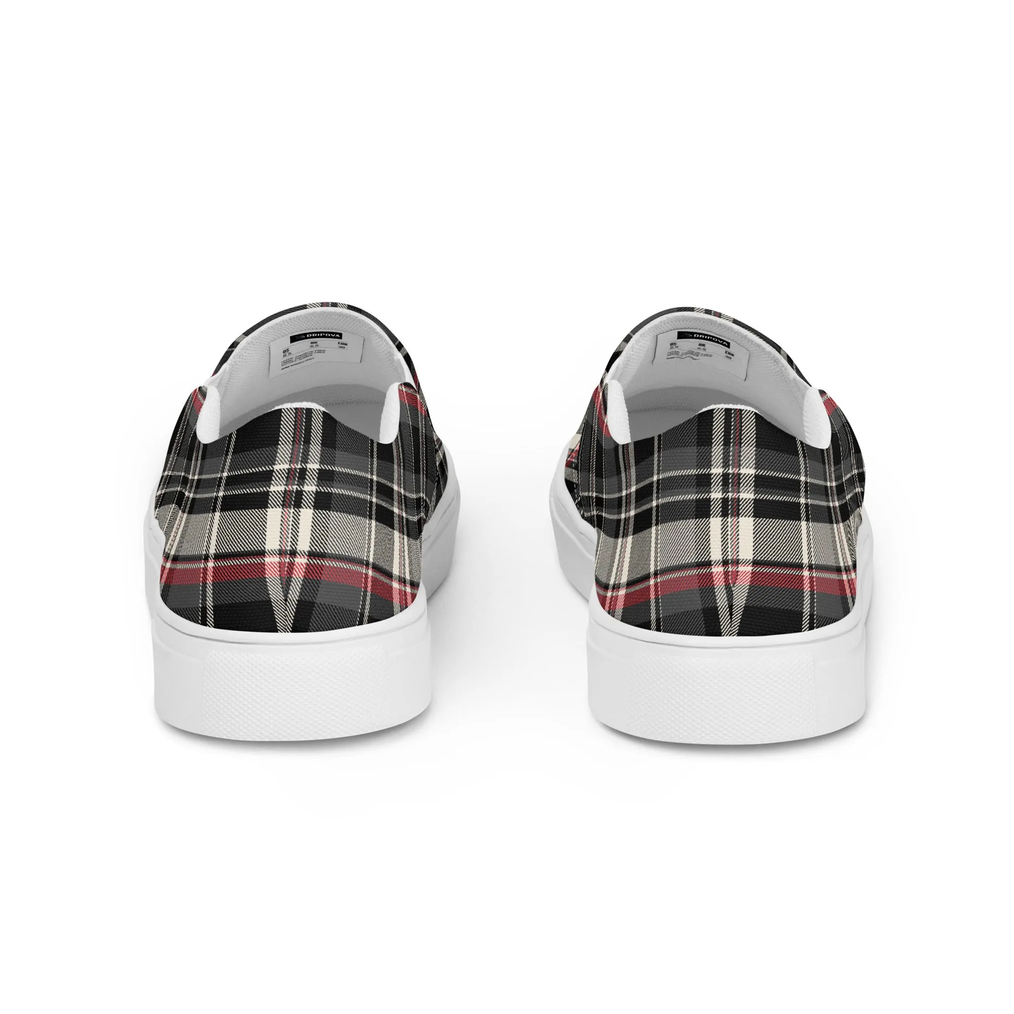 Checkered Charm Checkered Slip-On Canvas Shoes