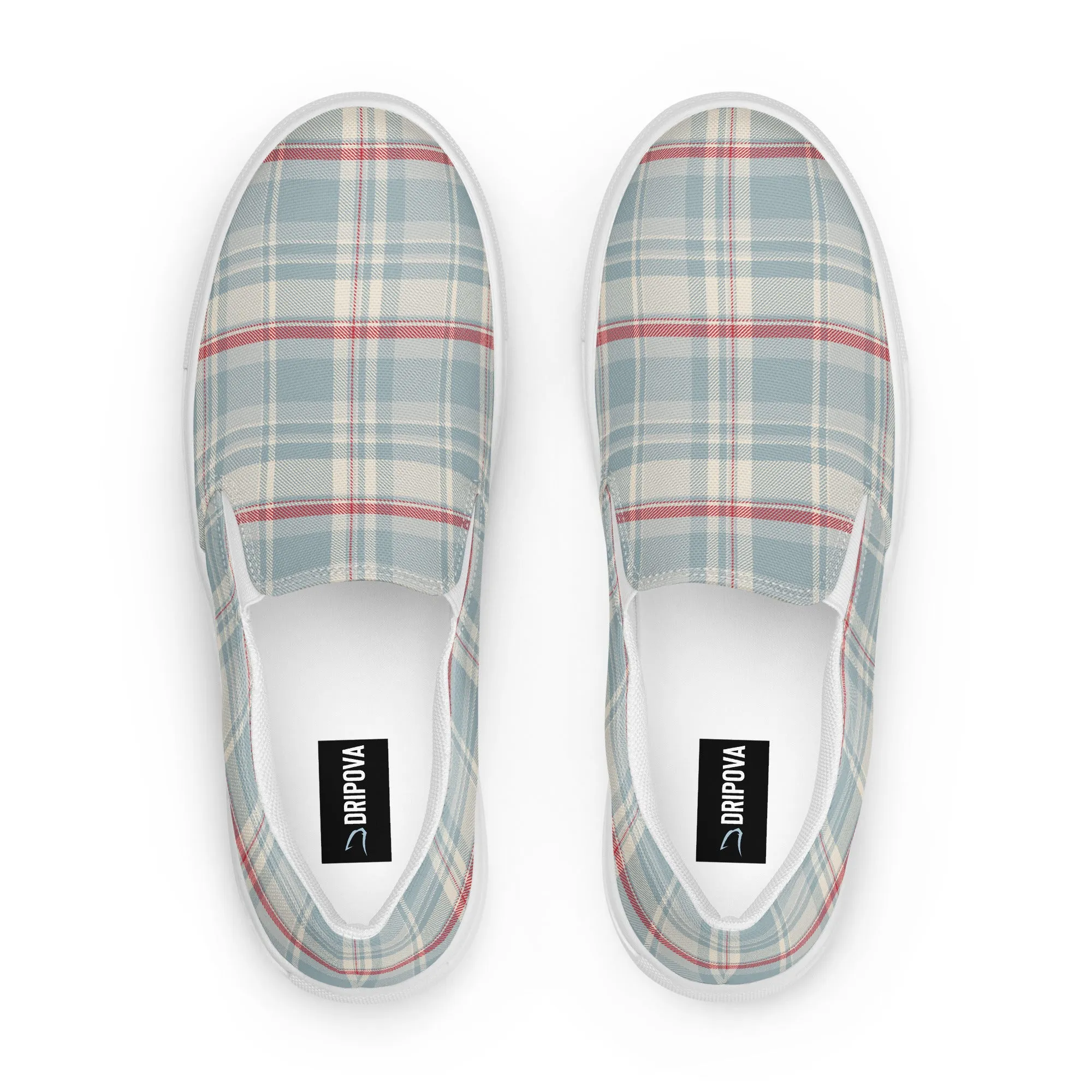 Checkered Charm Checkered Slip-On Canvas Shoes