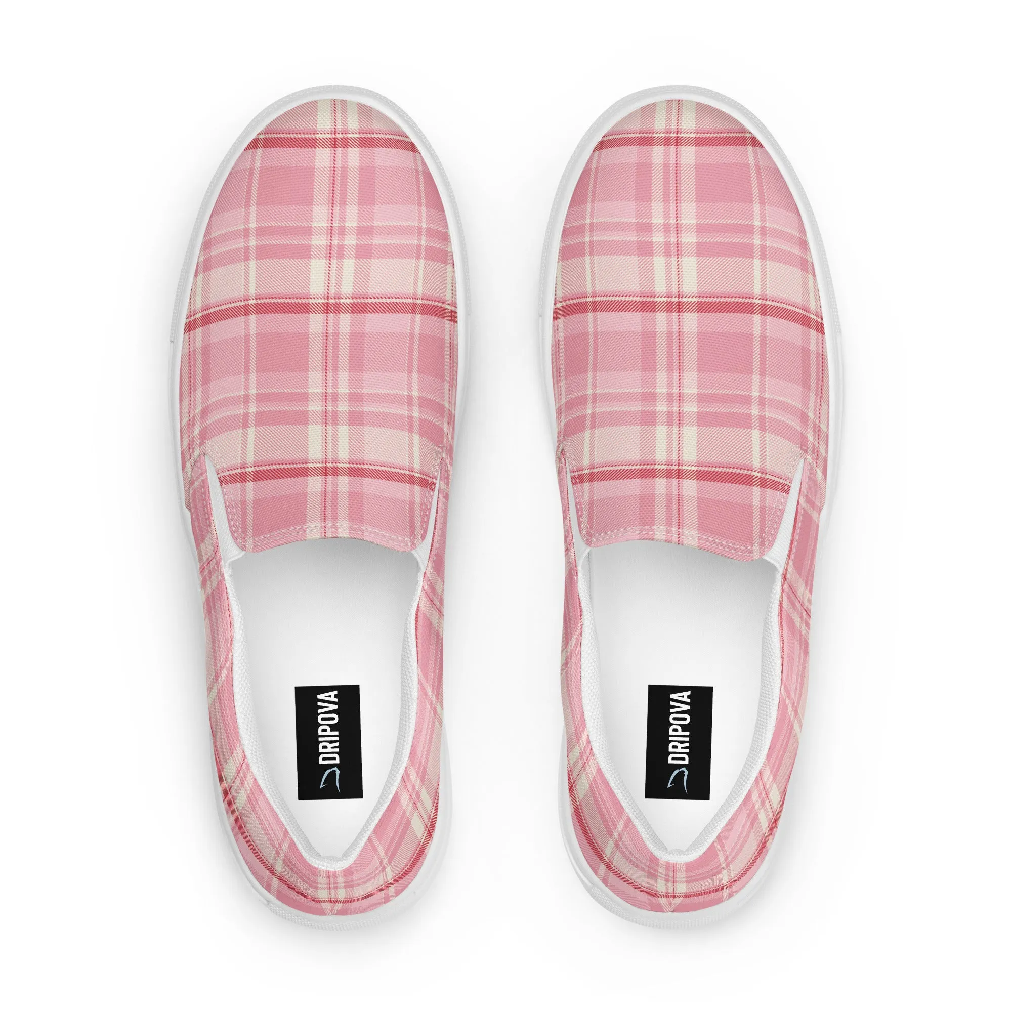Checkered Charm Checkered Slip-On Canvas Shoes