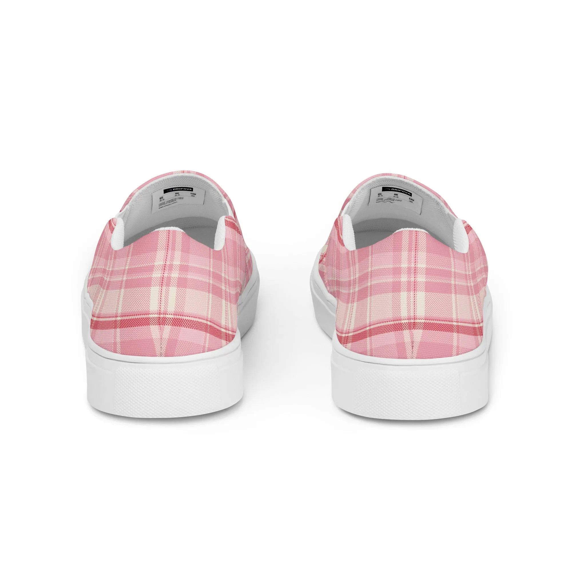 Checkered Charm Checkered Slip-On Canvas Shoes