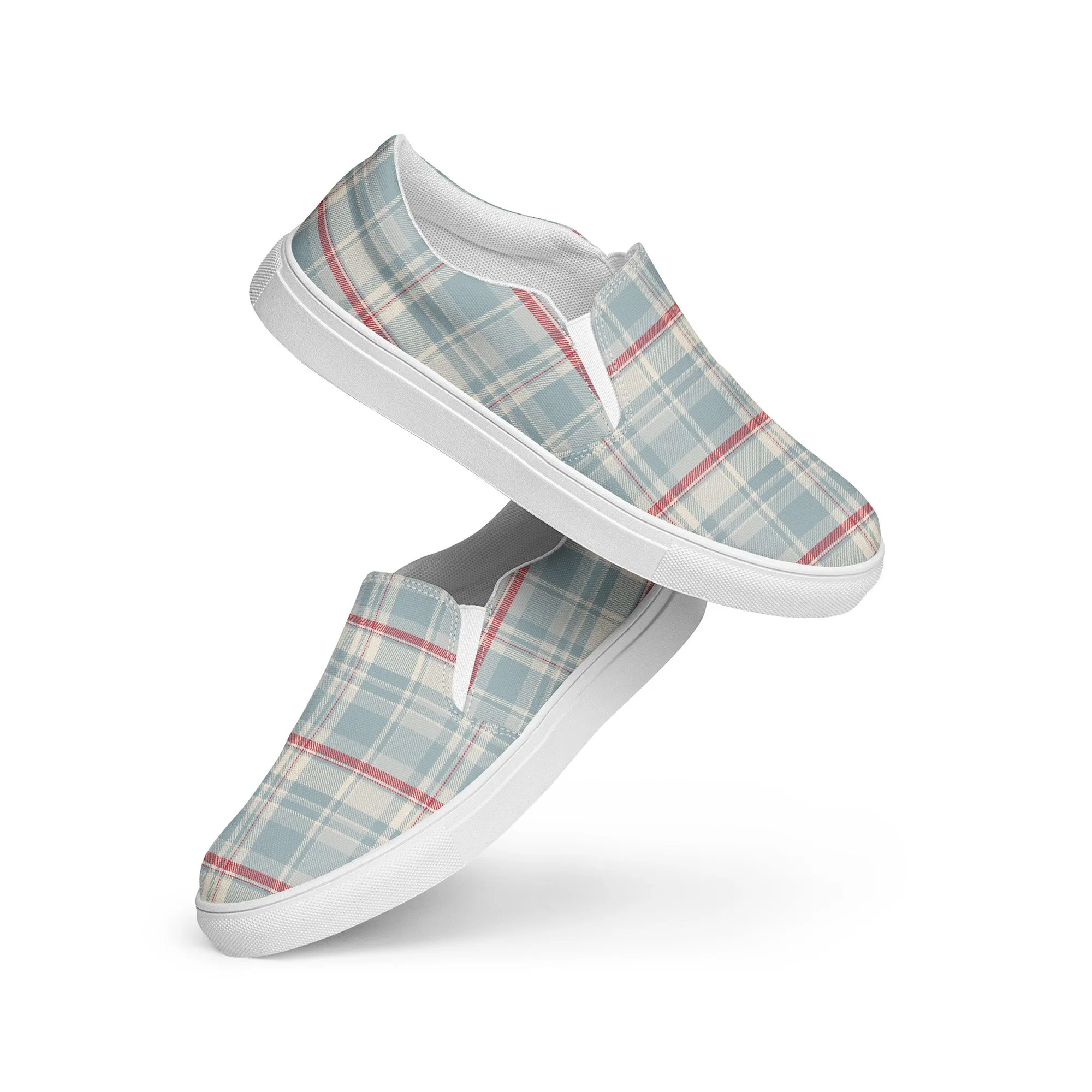 Checkered Charm Checkered Slip-On Canvas Shoes