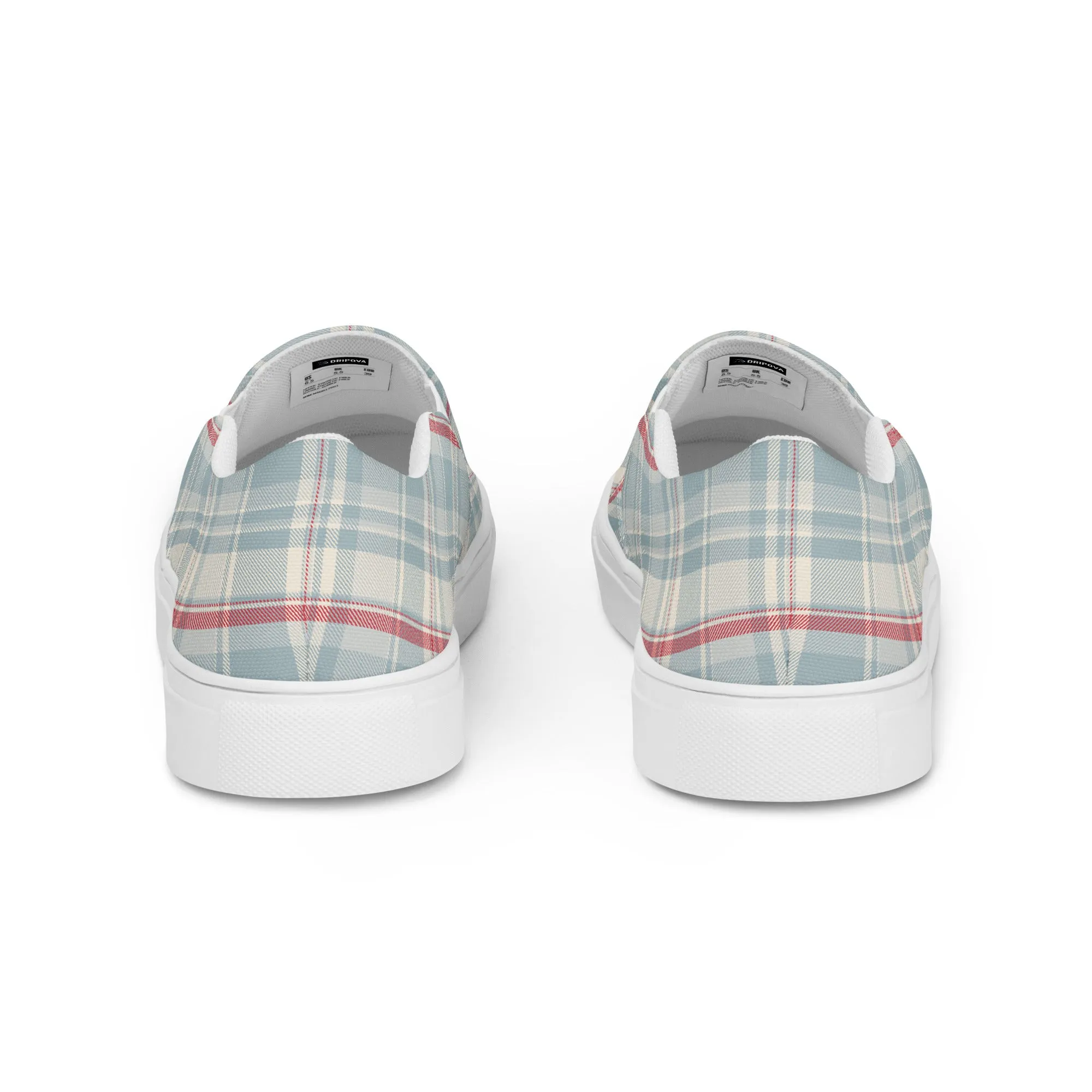 Checkered Charm Checkered Slip-On Canvas Shoes