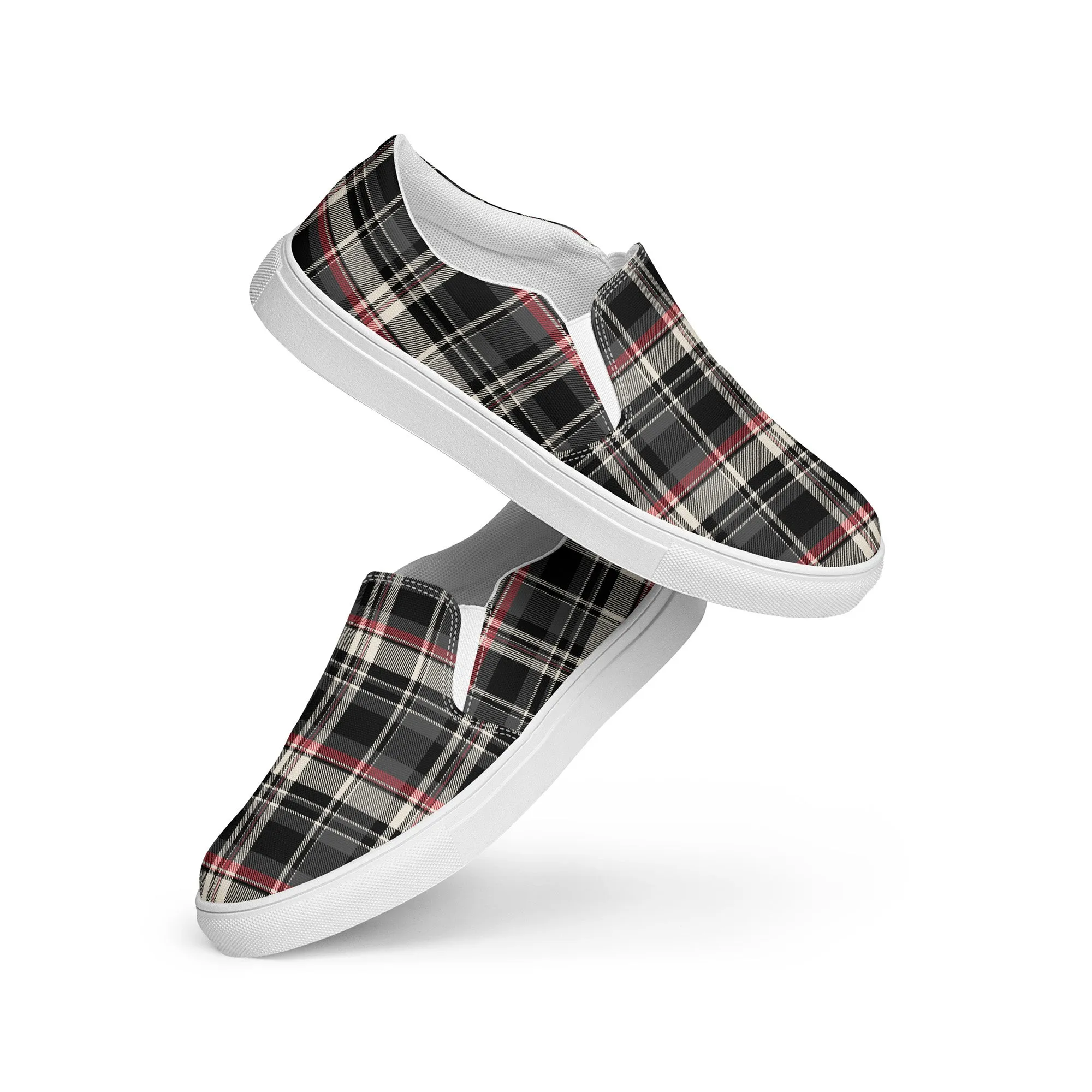 Checkered Charm Checkered Slip-On Canvas Shoes