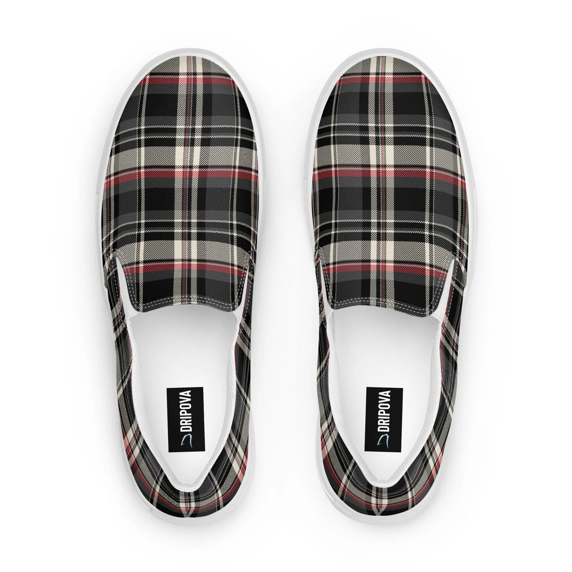 Checkered Charm Checkered Slip-On Canvas Shoes