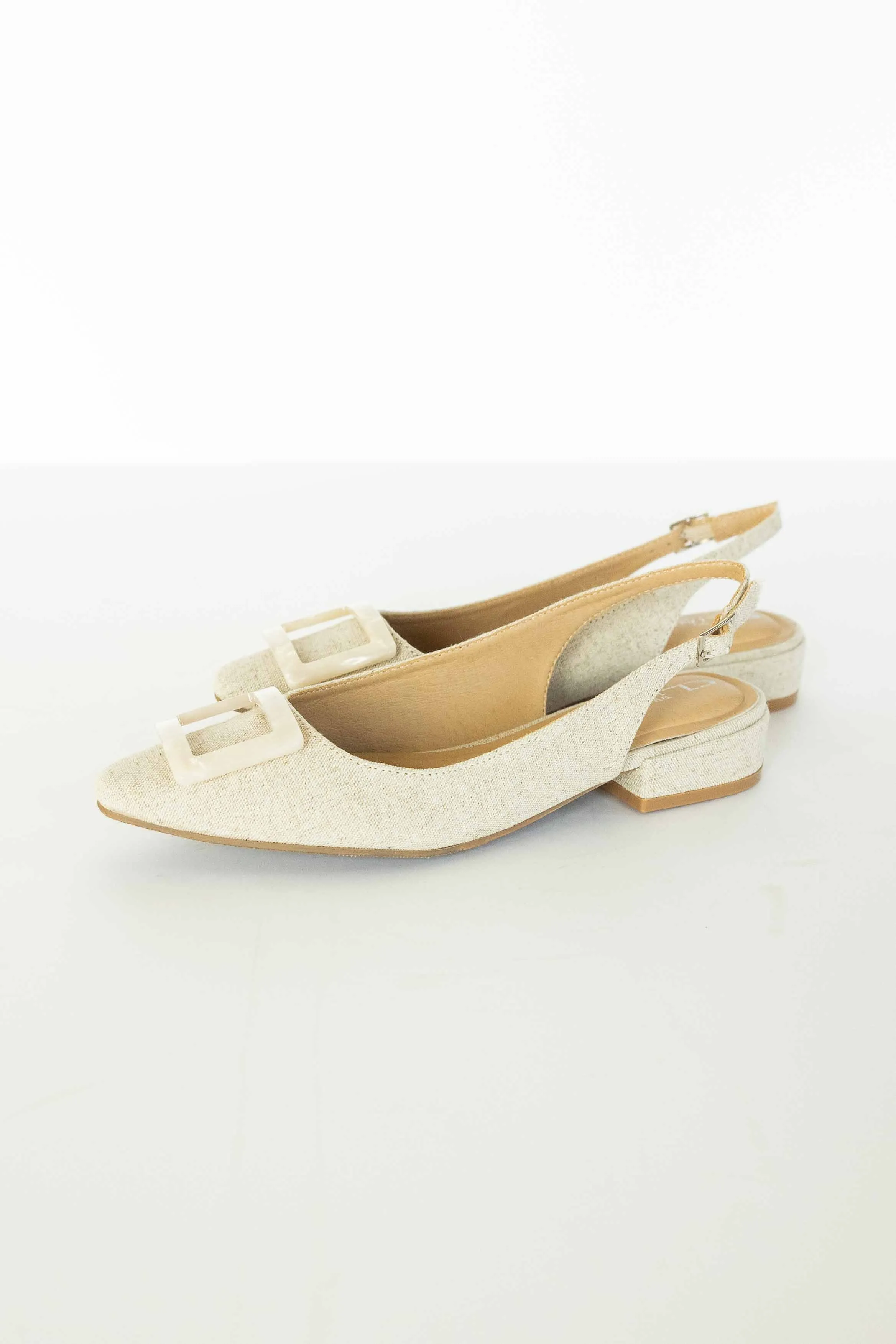 [CHINESE LAUNDRY] SWEETIE SLINGBACK LINEN