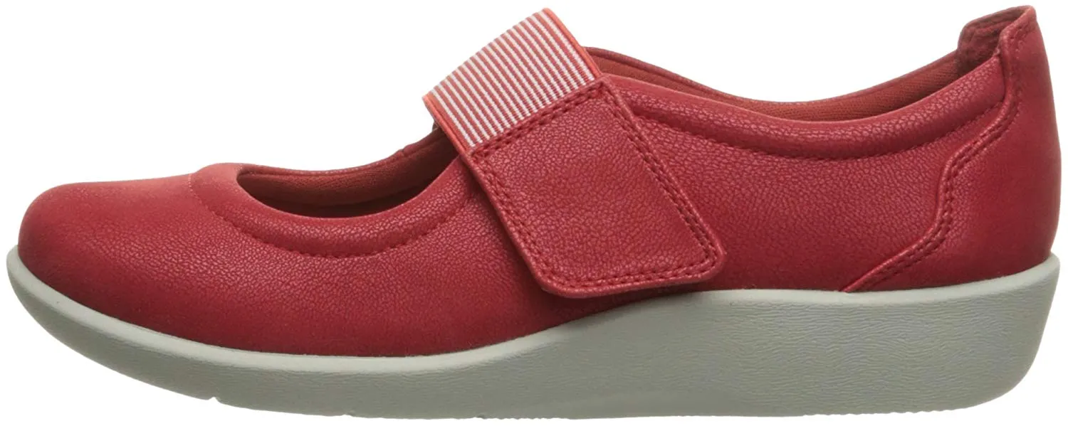 Clarks 261249874035 Merceditas para Mujer, Navy, 6
