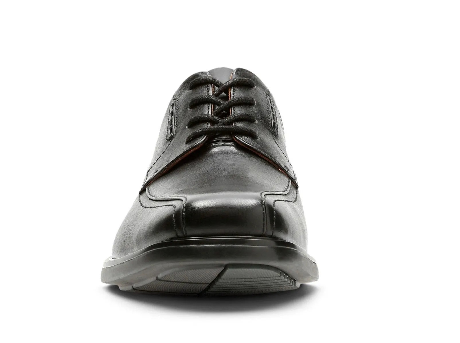 Clarks  Un Kenneth Way Black Leather 28044
