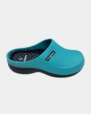 Clogee Eliza Clog - Aqua - Size 10