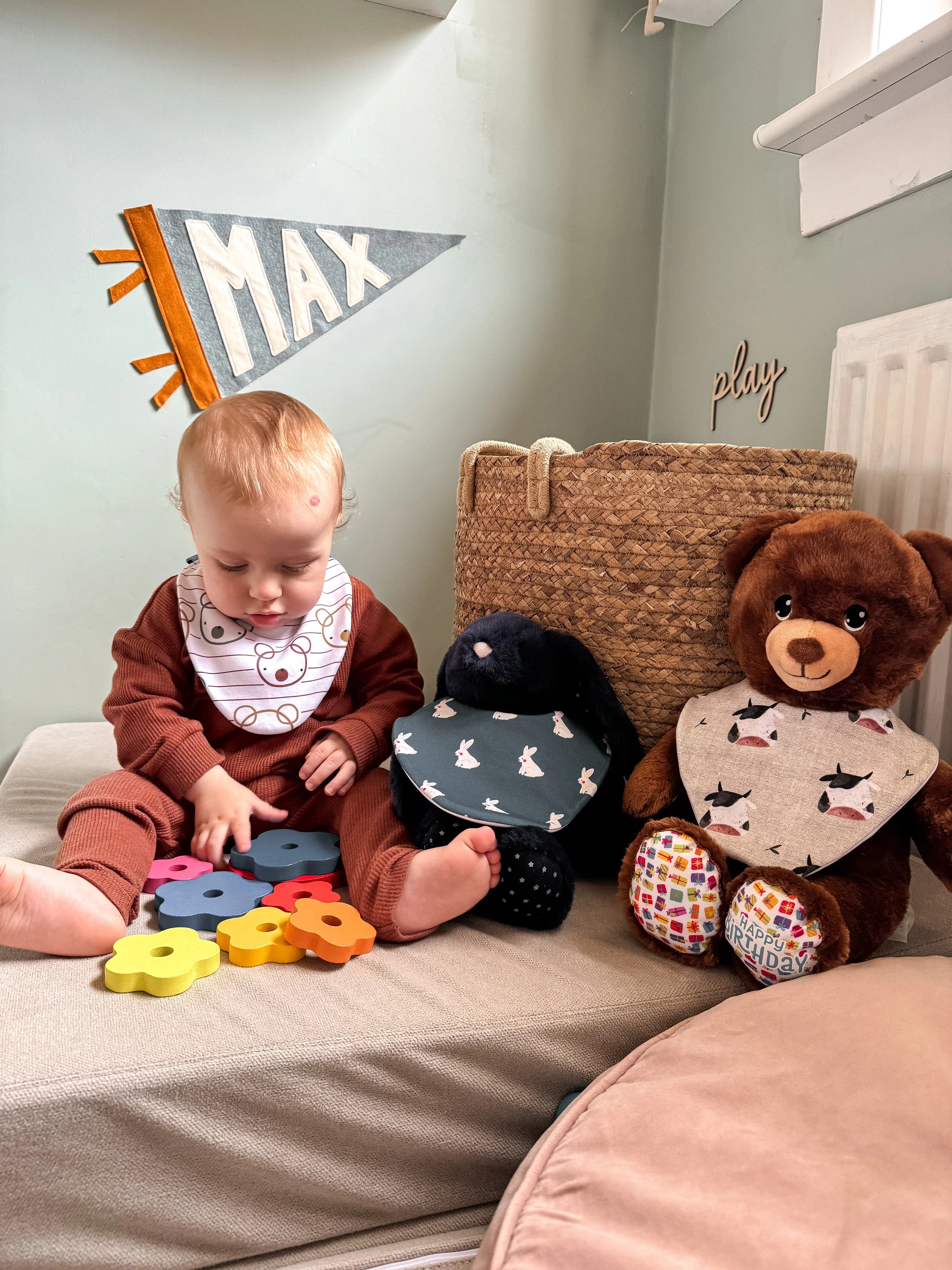 Cow Waterproof Dribble Bib