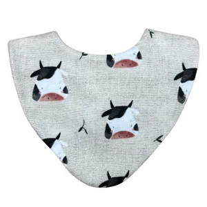 Cow Waterproof Dribble Bib