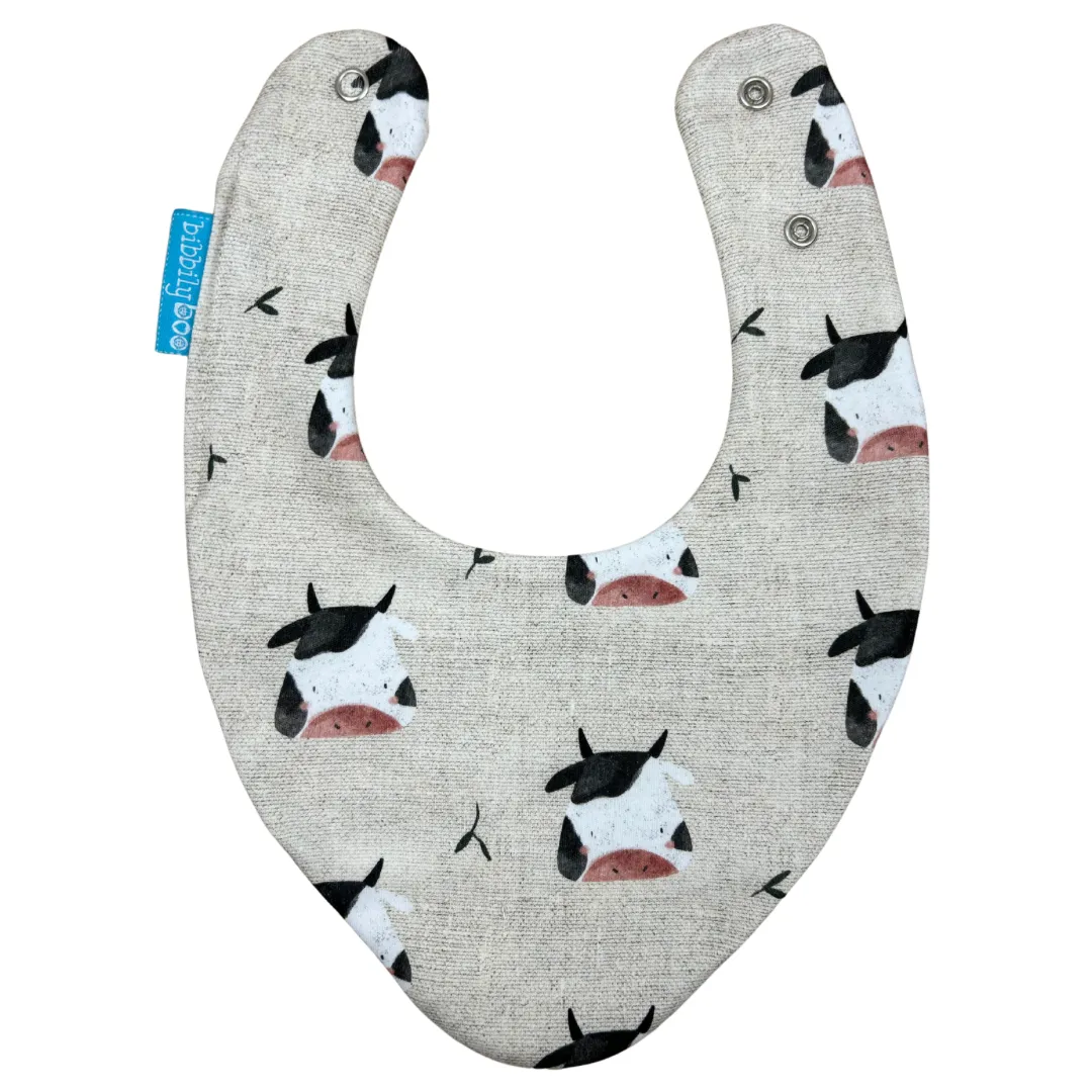 Cow Waterproof Dribble Bib