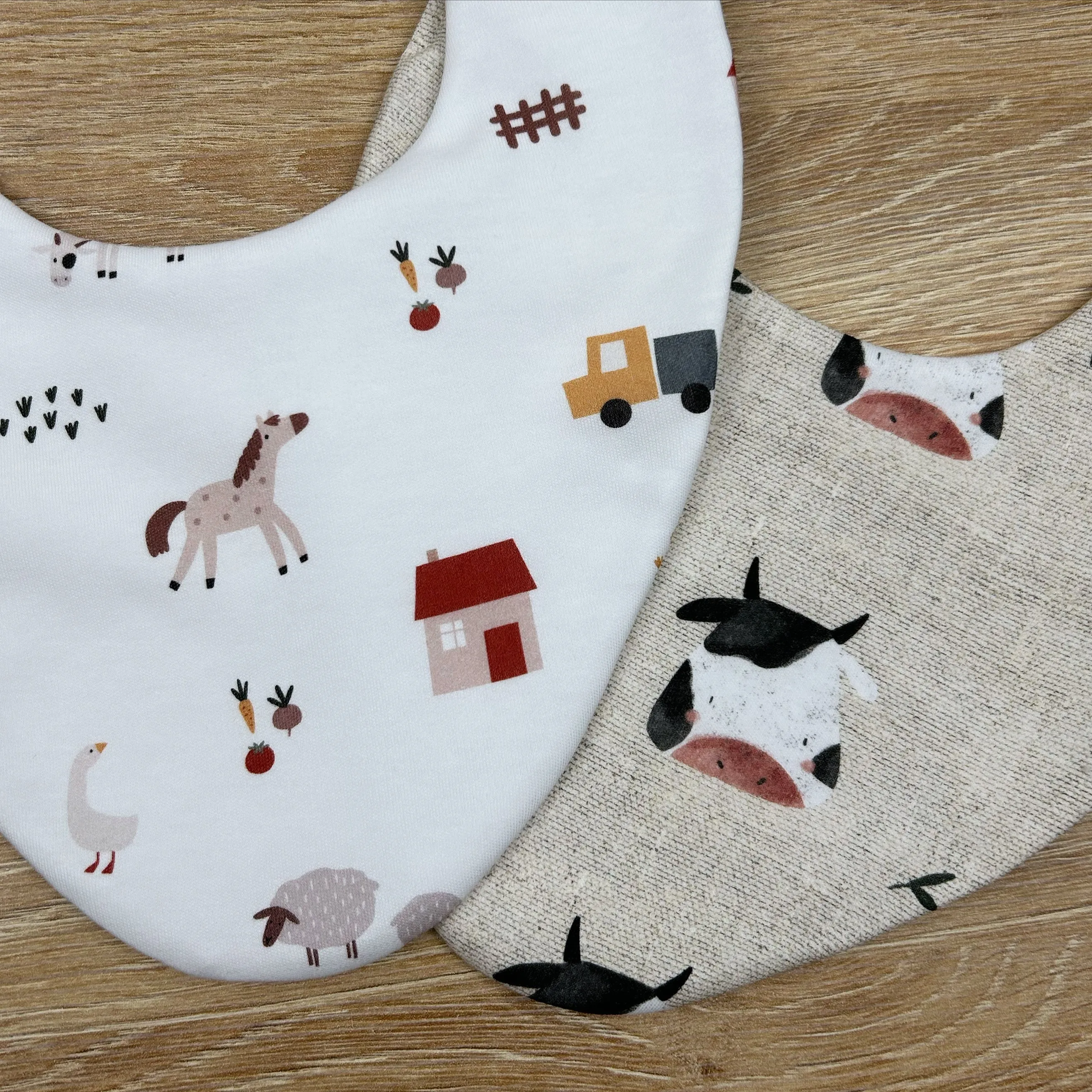 Cow Waterproof Dribble Bib