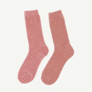Dames Homesock Chenille 2-pack 15038 Soft Pink