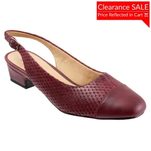 Dea Slingback - Burgandy - Women's