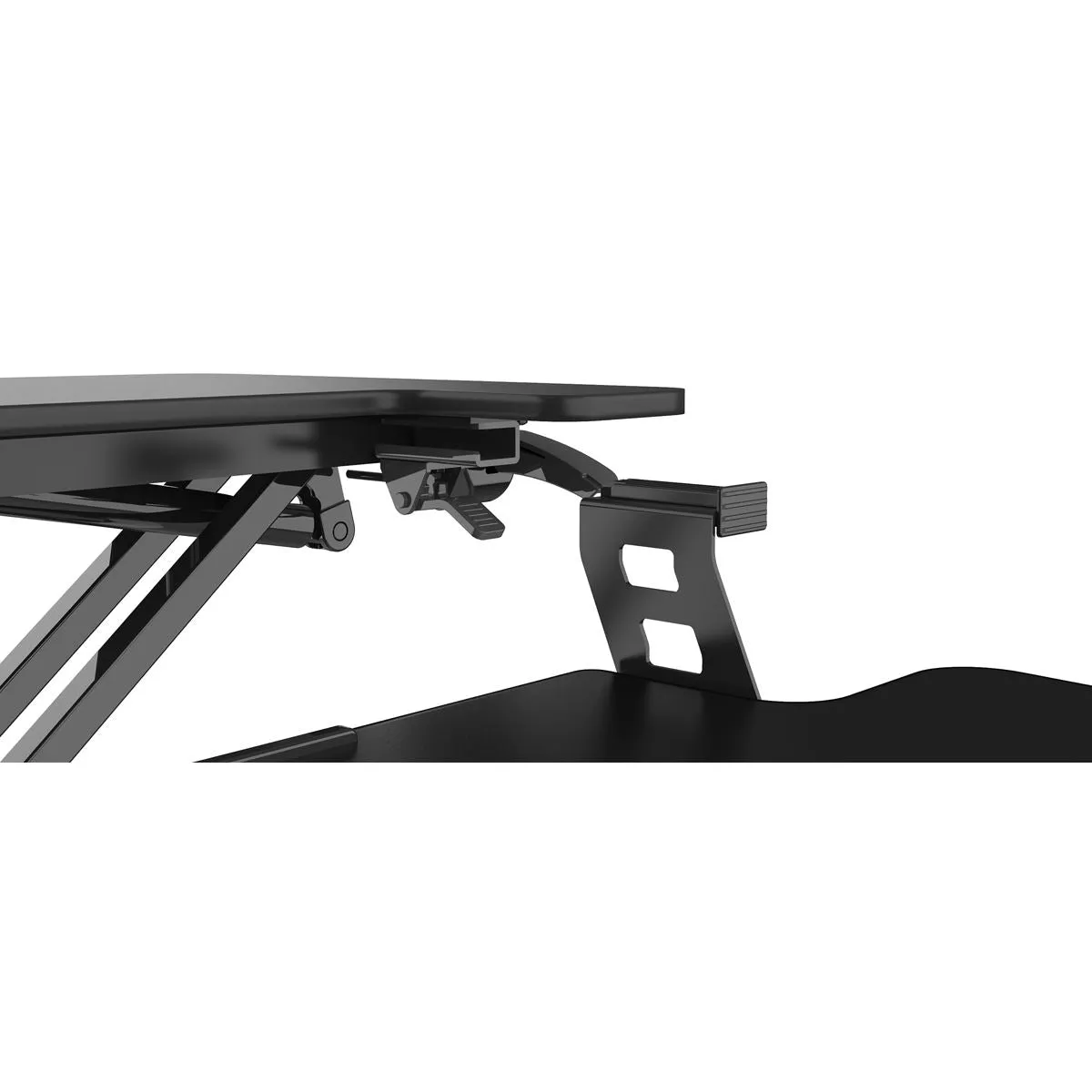 Dellonda 89cm Height Adjustable Standing Desk Converter, 50cm Max Height, 15kg Capacity