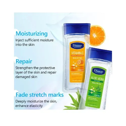 Disaar Vitamin C whitening Moisturizing body oil gel 200 ml