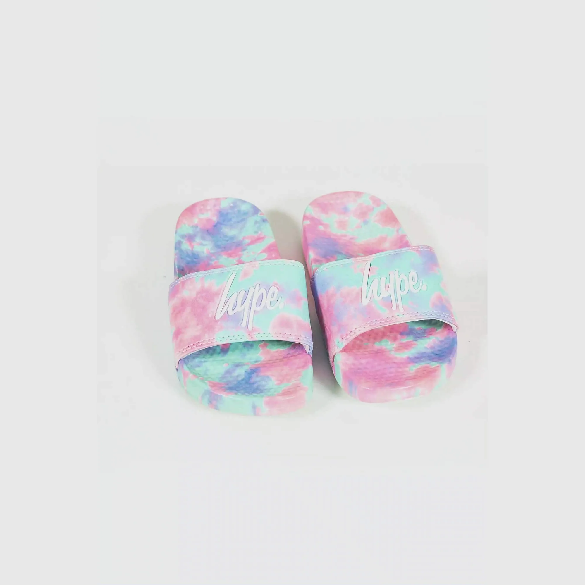 Dámske šlapky Hype Kids Unisex Multi Dream Smudge Script Sliders