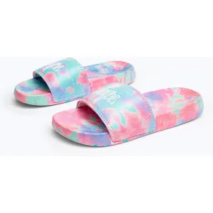 Dámske šlapky Hype Kids Unisex Multi Dream Smudge Script Sliders