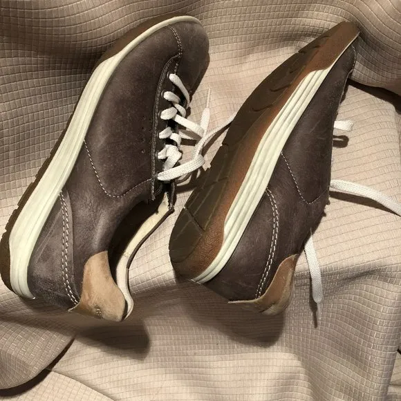 Ecco men Leather Sneaker, leather upper, 9