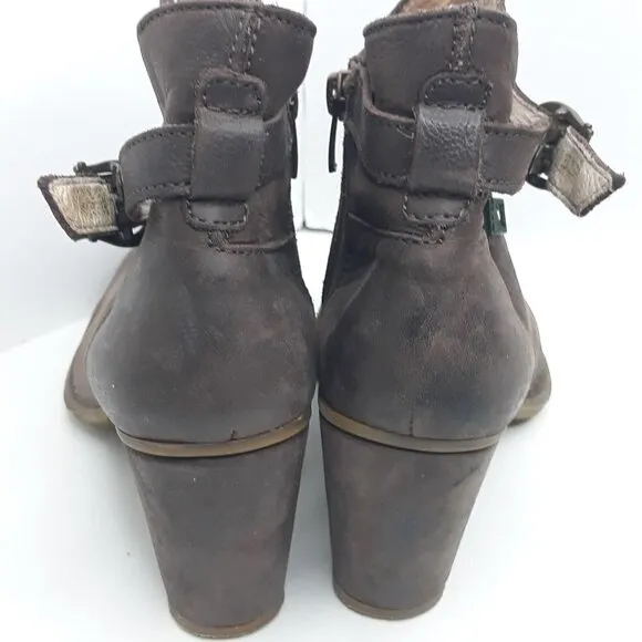 El Naturalista Colobri Brown Leather Boot Sz 38 EU/7 US