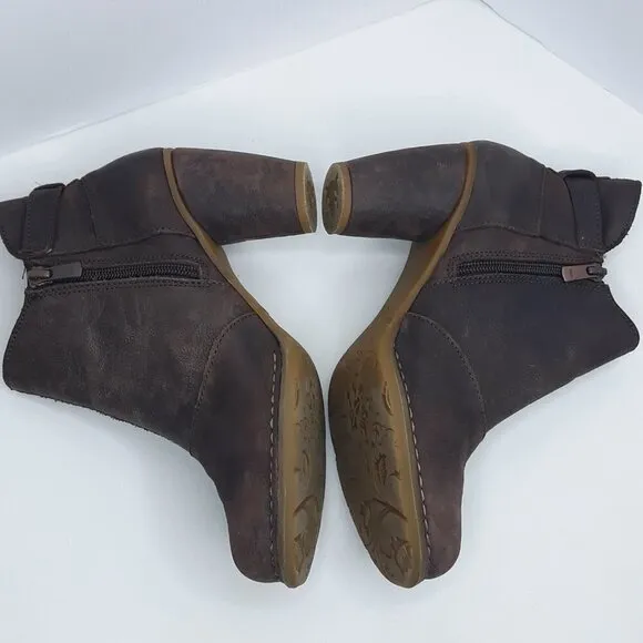 El Naturalista Colobri Brown Leather Boot Sz 38 EU/7 US