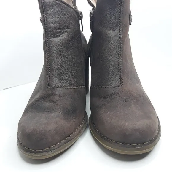 El Naturalista Colobri Brown Leather Boot Sz 38 EU/7 US