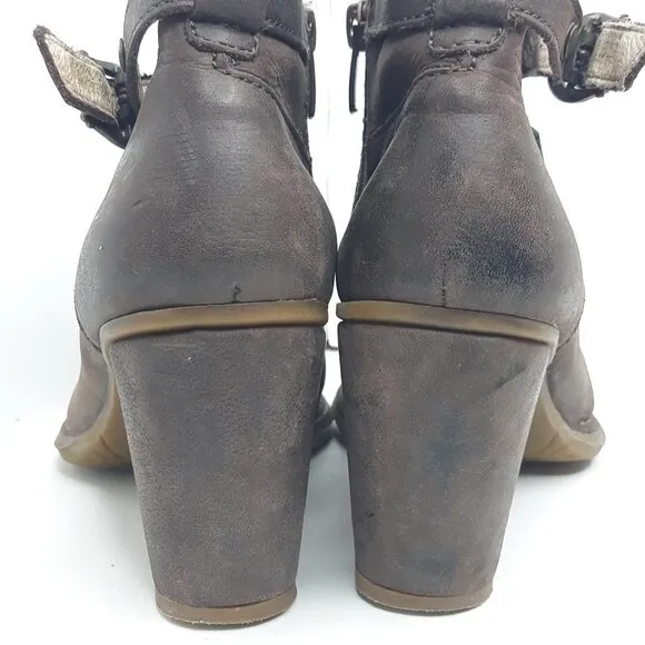 El Naturalista Colobri Brown Leather Boot Sz 38 EU/7 US