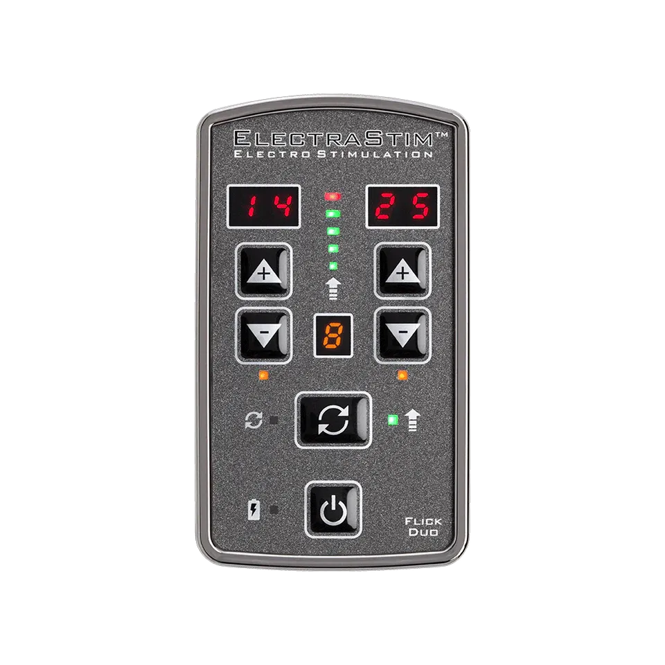 ElectraStim Flick Duo Stimulation Pack - Dual Channel, Rechargeable, 8 Patterns & 25 Intensity Levels