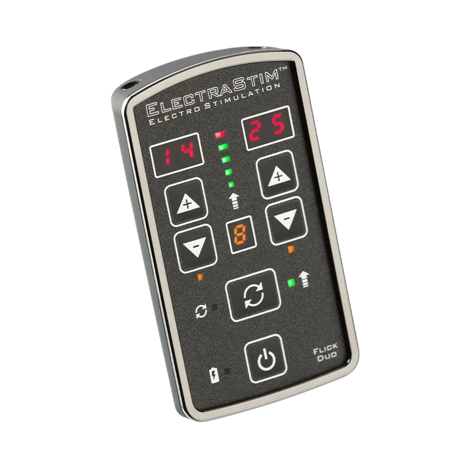 ElectraStim Flick Duo Stimulation Pack - Dual Channel, Rechargeable, 8 Patterns & 25 Intensity Levels