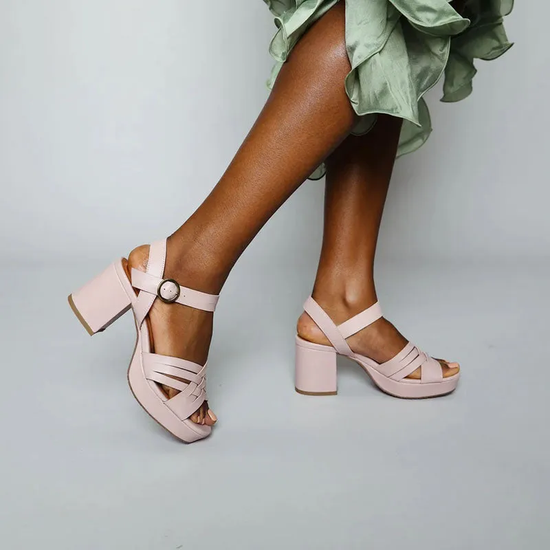 ESSKA Carlota Sandals in Dusty Pink