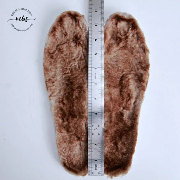 EUC LL Bean All Week Leather Slip Ons w/ Shearling Insole in Brown Men Size 9