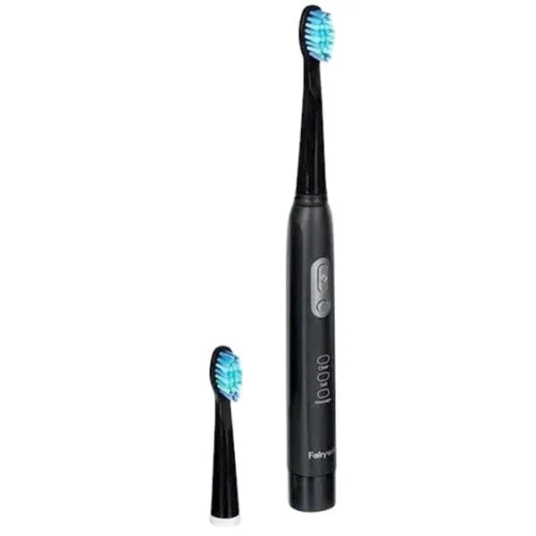 Fairywill B1 Sonic Electric Toothbrush | Battery Operated with 3 Modes and 2 Brush Heads